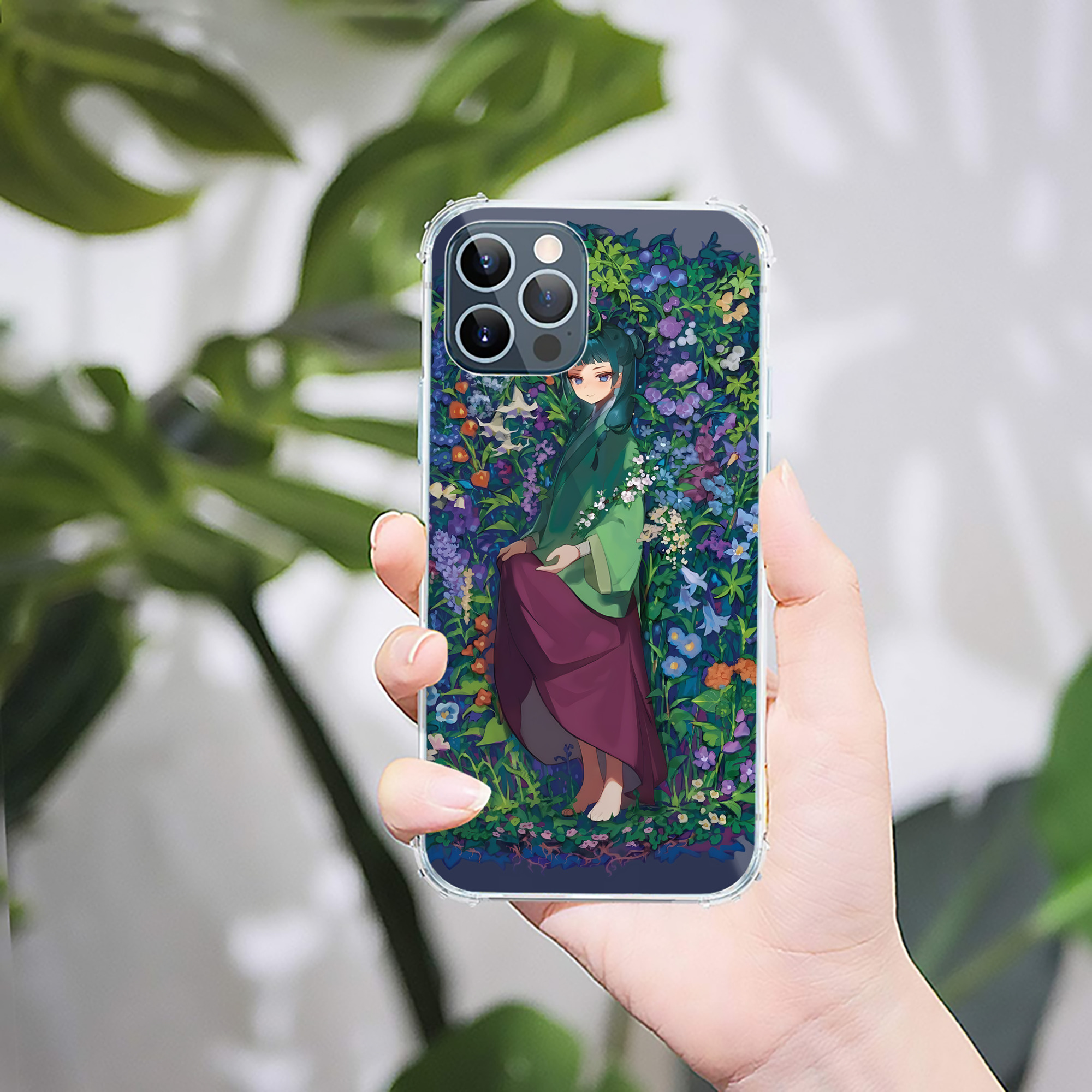 （画像用） 薬屋のひとりごと The Apothecary Diaries 【iPhone 12シリーズ対応】透明スマホケース（クリアソフトケース）